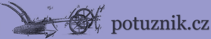 potuznik.cz - logo s pluhem
